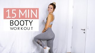 WORKOUT  HOW TO GROW YOUR BUTT IN 15 MIN [upl. by Annairam]