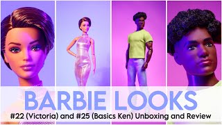 BARBIE LOOKS 22 AND LOOKS 25  Victoria  BBKen Unboxing and Review  Skin Tone Matching [upl. by Esiole]