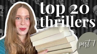 My Top 20 Thriller Books of All Time as of 2023 😱 Part 1 [upl. by Fuchs]