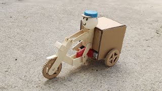 How To Make Robot Pizza Delivery  Electric Bike [upl. by Yrahcaz]