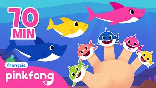 Famille de Bébé Requin en français  Comptines  Pinkfong Baby Shark Chansons pour Enfants [upl. by Hanikahs35]