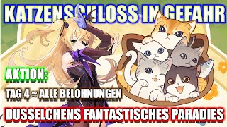 Dusselchens fantastisches Paradies  Katzenschloss in Gefahr  Tag 4  Aktion  Genshin Impact [upl. by Hoyt]