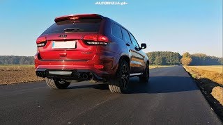 Jeep Grand Cherokee Trackhawk 62 V8 717 hp exhaust sound revs start up sound interior sound [upl. by Kappenne]