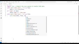 Modify JSON file with Python [upl. by Ahsilla295]