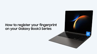 How to register your fingerprint on your Galaxy Book3 Series  Samsung [upl. by Blum]