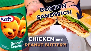 Mallorys Boston Sandwich with Chicken Smoked Bacon and Peanut Butter [upl. by Euqinahs641]