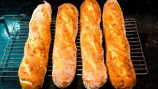 How to make French Baguettes at home [upl. by Eldreeda]