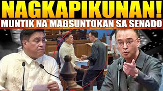 Sen Cayetano at Zubiri Nagkasagutan TINAWAG na Midnight Hour ang Embo Resolution [upl. by Skcirdnek]