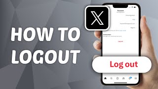 How to Logout from X Twitter [upl. by Airotkciv429]