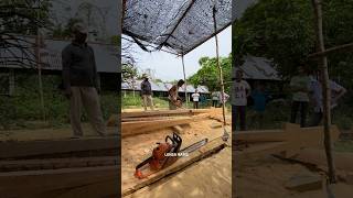 Long boat making in the pacu jalur tradition longboat pacujalur fyp [upl. by Naitsirhc]