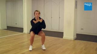 How to do a bodyweight squat  Bupa Health [upl. by Brandy]