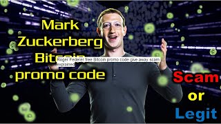 Mark Zuckerberg Bitcoin promo code gift scam explained [upl. by Leuams]