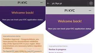 Pi Network KYC Tentative Approval Review in Progress [upl. by Aesoh234]