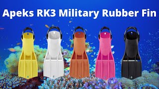 Apeks RK3 Military Rubber Fin review [upl. by Atiuqram]