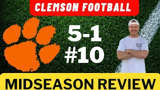 CLEMSON FOOTBALL MIDSEASON REVIEW THE GOOD THE BAD AND THE UNANSWERED [upl. by Lasko960]