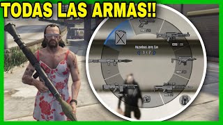 ✔️TRUCO para tener TODAS las ARMAS GTA 5 Modo Historia  XBOXPS4PC GTA V [upl. by Laura135]