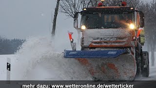 WetterOnline Immer mehr Schnee in Deutschland [upl. by Slohcin]