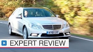 MercedesBenz EClass Saloon expert car review  prefacelift video [upl. by Htebasyle]