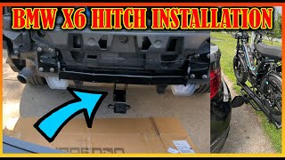 Hitch and bike Installation BMW X6 [upl. by Kezer777]