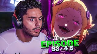 ELLE EST EFFRAYANTE 😰 Je suis choqué de lépisode REZERO SAISON 3 EPISODE 4 amp 5 REACTION FR [upl. by Chaunce380]