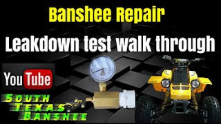 Banshee leak down test walk through and leak find [upl. by Cesar]