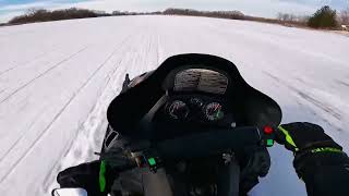 2001 Arctic Cat Thundercat 1000 triple  126mph River Rip [upl. by Umberto]