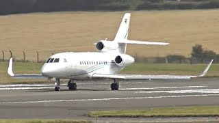 Dassault Falcon 900 Departure  Prestwick Airport 030824 [upl. by Bella]