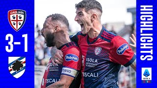 CAGLIARI 31 SAMPDORIA  HIGHLIGHTS REAL AUDIO 🔊  8ª GIORNATA SERIE A [upl. by Pember]