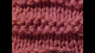 How to Loom Knit the Ridge Stitch Pattern on a Knifty Knitter Loom [upl. by Haukom188]