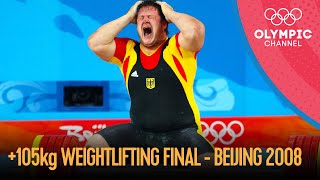 Matthias Steiner wins an incredible 105kg Weightlifting final  Beijing 2008 Replays [upl. by Bruner]