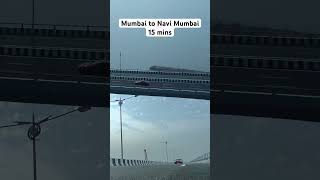 Mumbai to Navi Mumbai in 15 min 5 things to know about the Mumbai Trans Harbour Link shorts [upl. by Ahsoyek]