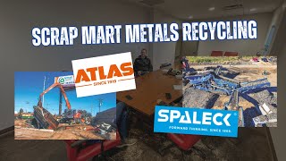 Scrap Mart Metals Recycling Grows Business with Atlas Handlers amp Spaleck Screener from KirbySmith [upl. by Anitnemelc]