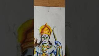 Diwali special drawing 😍😍shrots ytshorts artstroke ram diwali [upl. by Neltiak]