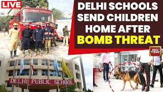 Delhi School Bomb Threat News LIVE  Over 50 Delhi Schools Send Children Home After Bomb Threat [upl. by Waugh]