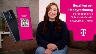 Bezahlen per Handyrechnung – so funktioniert´s Schritt für Schritt bei AndroidGeräten I Telekom [upl. by Atteyram]