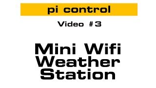 Mini Wifi Weather Station [upl. by Waylon]