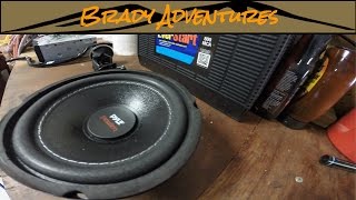 Pyle PLPW6D Subwoofer Install  100 Series Land Cruiser [upl. by Thedrick714]