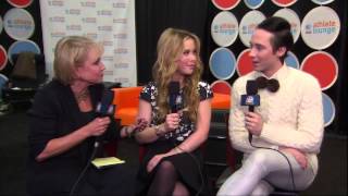 Johnny Weir amp Tara Lipinski Discuss Ladies Olympic Hopefuls [upl. by Einneg492]