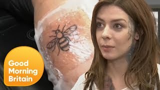 Raising Funds for Manchester Bombing Victims With Worker Bee Tattoos  Good Morning Britain [upl. by Gunnar]