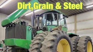 John Deere 8650 Wheel Spaceing Adjustment And Hub Removal [upl. by Beshore125]