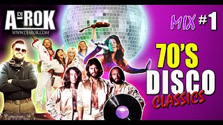 70s Disco Mix 1  ABBA Bee Gees Donna Summer KC amp The Sunshine Band Chic Lipps inc [upl. by Nevar]