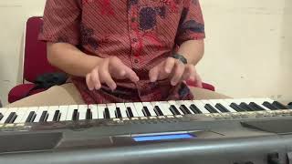 Adonia Christian  Kunyanyi Haleluya  SundayService keyboardcover [upl. by Dnalram490]