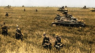 WW2 Operation Barbarossa Combat Footage [upl. by Dammahom]