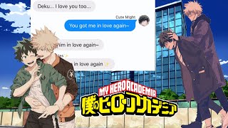 Deku Confesses  BakuDeku  Love Again  Lyric NOT Prank  BNHA AU Part 1 [upl. by Rosalind]