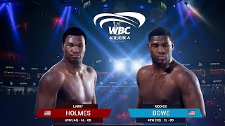 Undisputed  Larry Holmes vs Riddick Bowe [upl. by Ahsinej]