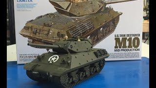 The NEW 135 Tamiya M10 Tank Destroyer 35350  plastic models [upl. by Odetta]