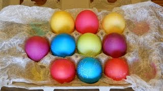 How To Dye Easter Eggs With Food Coloring [upl. by Pansir180]