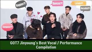 GOT7 Jinyoungs Best VocalPerformance Compilation [upl. by Eelydnarb]