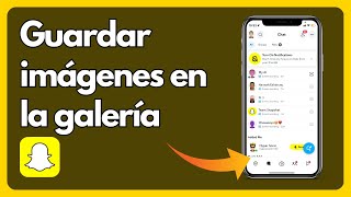 Cómo guardar imágenes de Snapchat en la galería iPhone y Android [upl. by Annoyt]