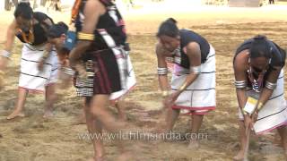 Motivating each other through songs  Rengma Naga tribe [upl. by Timothea]